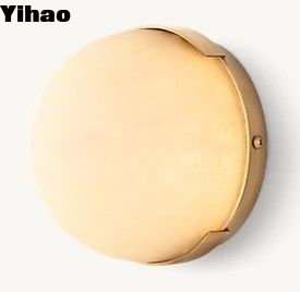 주문 청동 침실 천장 점광 1000 루멘 알라바스터 그림자와 함께 온라인 제품