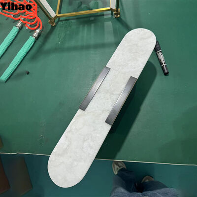 주문 3500K 따뜻한 흰색 LED로 된 청동과 알라바스터 벽 램프 온라인 제품