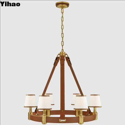 YH 럭셔리 빈티지 청동 LED Pendant Light Chandelier