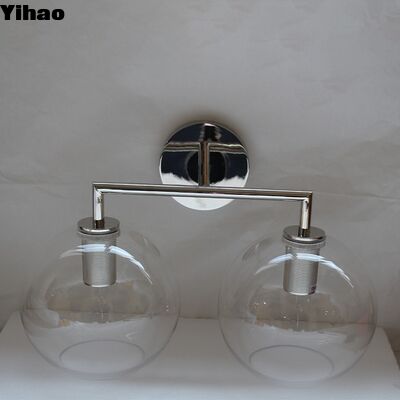 현대 장식 벽 조명을 위한 3500K 따뜻한 흰색 LED 조명 소스를 가진 청동 재료 벽 램프